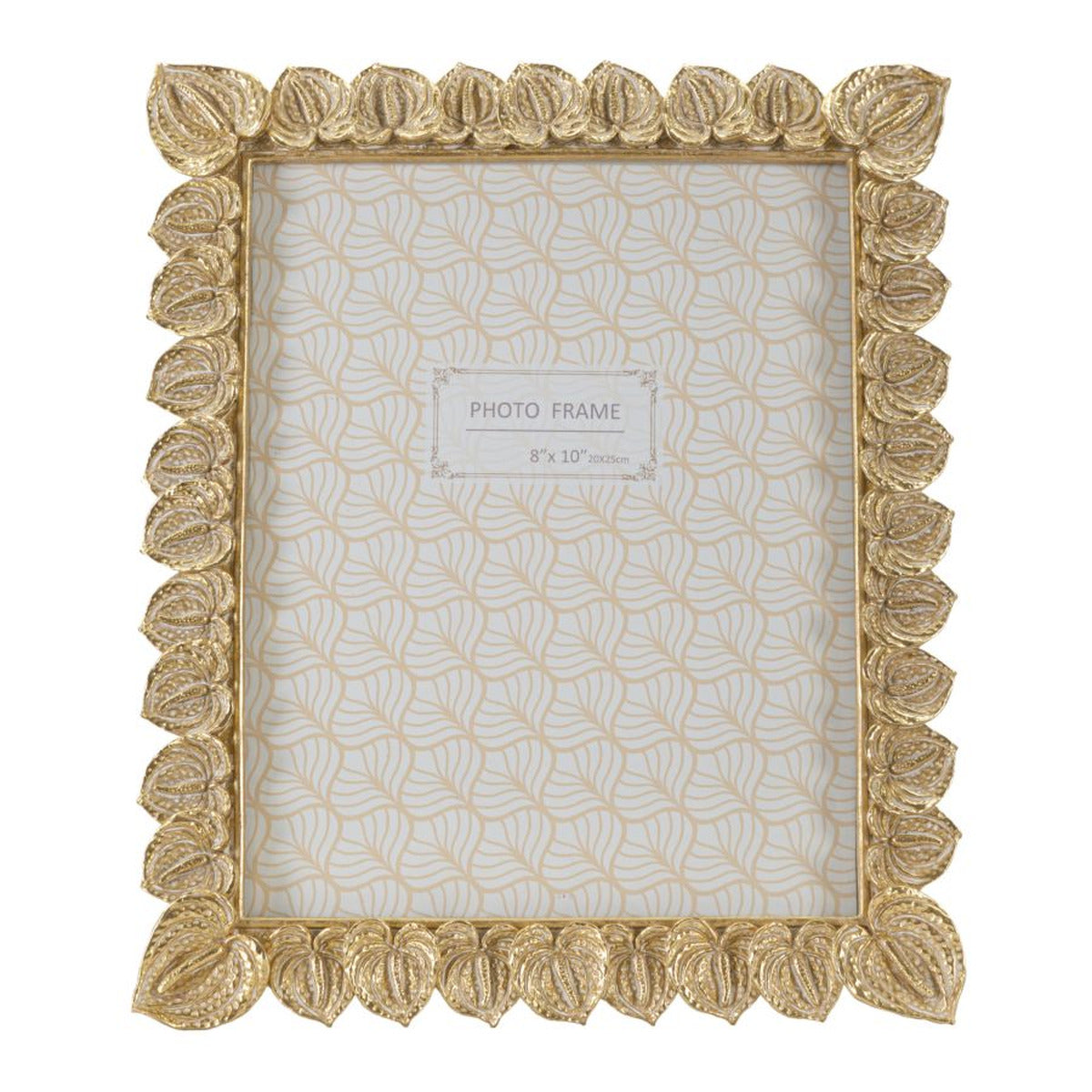 Portafoto Olistic 29, Oro, Poliresina, 26x2x31 cm, Seven Design