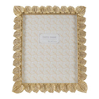 Portafoto Olistic 29, Oro, Poliresina, 26x2x31 cm, Seven Design