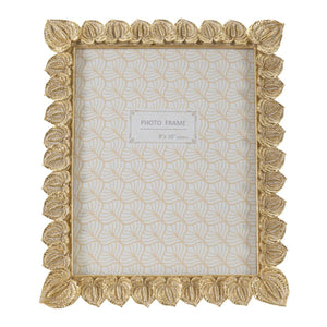 Portafoto Olistic 29, Oro, Poliresina, 26x2x31 cm, Seven Design