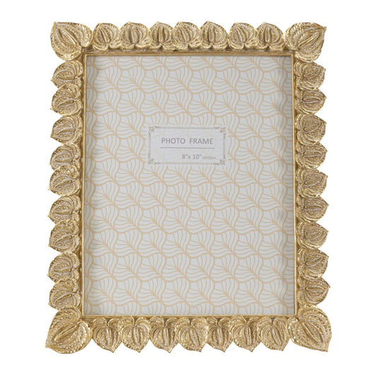 Portafoto Olistic 29, Oro, Poliresina, 26x2x31 cm, Seven Design