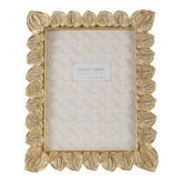 Portafoto Olistic 56, Oro, Poliresina, 20,5x2x26 cm, Seven Design