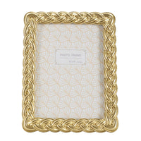 Portafoto Olistic 59, Oro, Poliresina, 19x2x24,5 cm, Seven Design