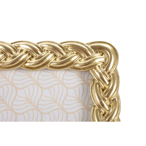 Portafoto Olistic 59, Oro, Poliresina, 19x2x24,5 cm, Seven Design