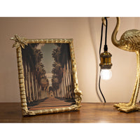 Portafoto Olistic 42, Oro, Poliresina, 30x2,8x26 cm, Seven Design