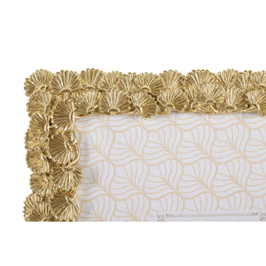 Portafoto Olistic 34, Oro, Poliresina, 25,5x1,8x30,5 cm, Seven Design