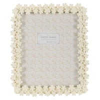 Portafoto Olistic 48, Beige, Poliresina, 25,5x2x30,5 cm, Seven Design