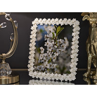 Portafoto Olistic 48, Beige, Poliresina, 25,5x2x30,5 cm, Seven Design