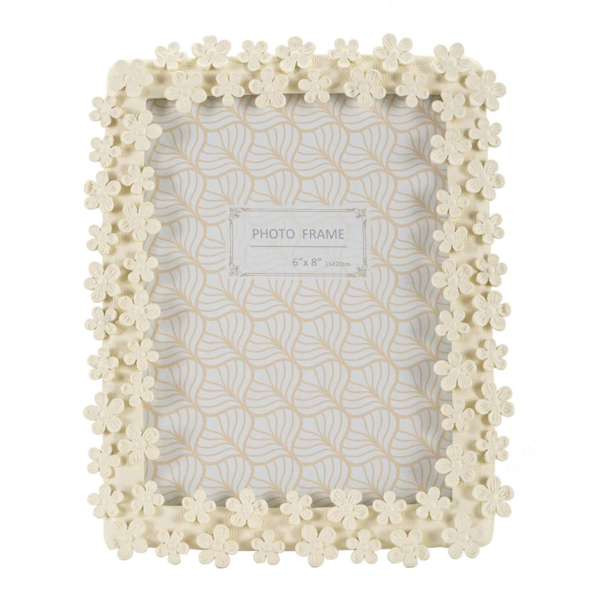 Portafoto Olistic 63, Beige, Poliresina, 20x2x25 cm, Seven Design