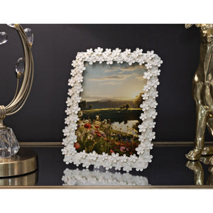 Portafoto Olistic 63, Beige, Poliresina, 20x2x25 cm, Seven Design