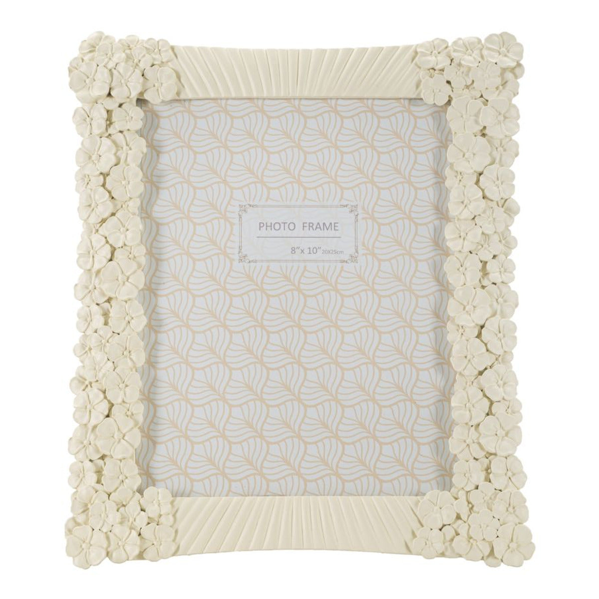 Portafoto Olistic 17, Beige, Poliresina, 27,8x2x33 cm, Seven Design