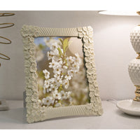 Portafoto Olistic 17, Beige, Poliresina, 27,8x2x33 cm, Seven Design