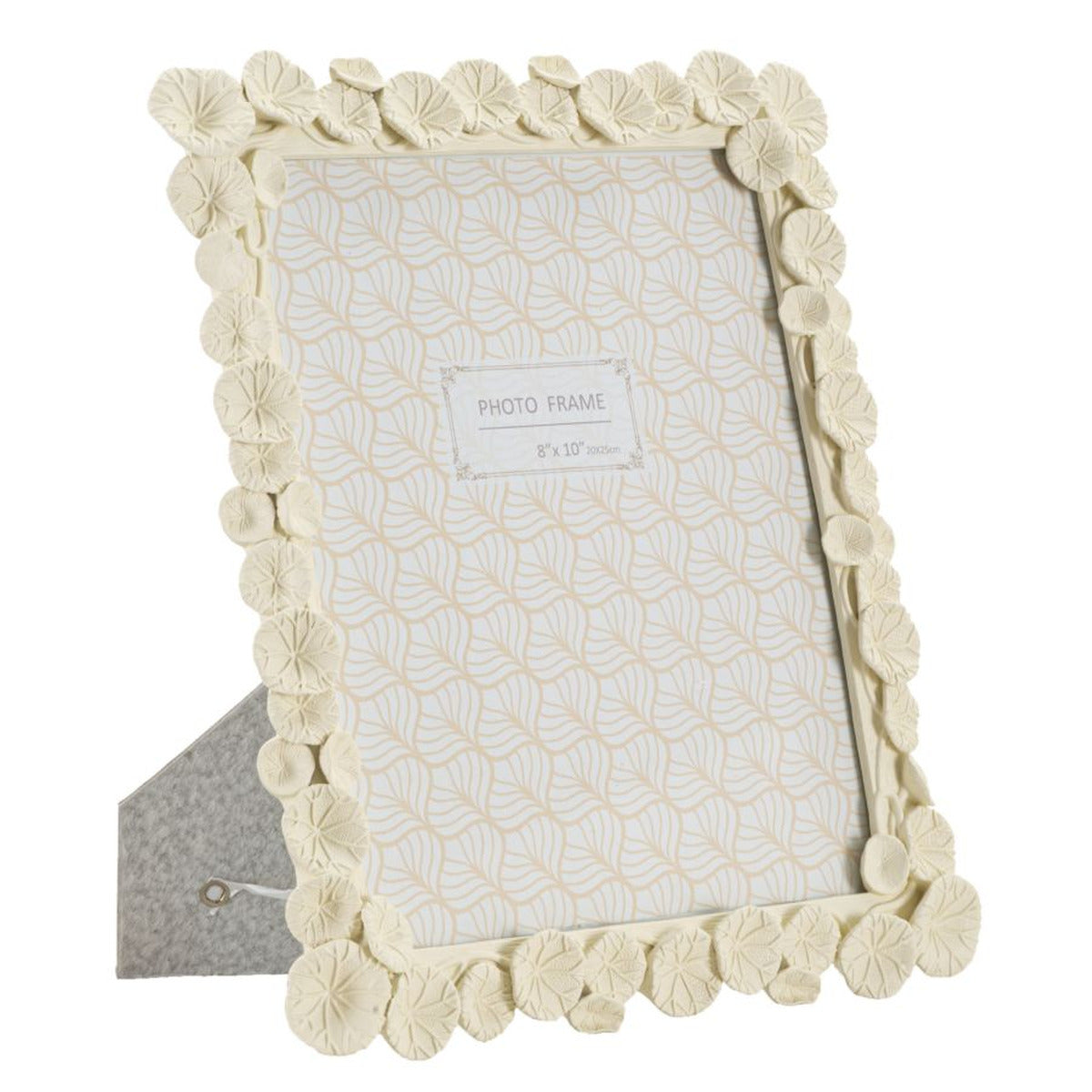 Portafoto Olistic 31, Beige, Poliresina, 25,8x2x31 cm, Seven Design