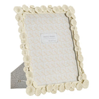 Portafoto Olistic 31, Beige, Poliresina, 25,8x2x31 cm, Seven Design