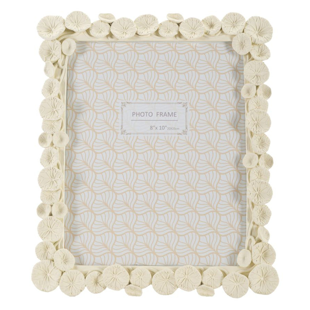 Portafoto Olistic 31, Beige, Poliresina, 25,8x2x31 cm, Seven Design