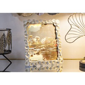 Portafoto Olistic 31, Beige, Poliresina, 25,8x2x31 cm, Seven Design