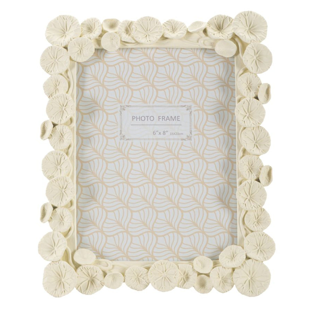 Portafoto Olistic 58, Beige, Poliresina, 20,8x2x25,9 cm, Seven Design