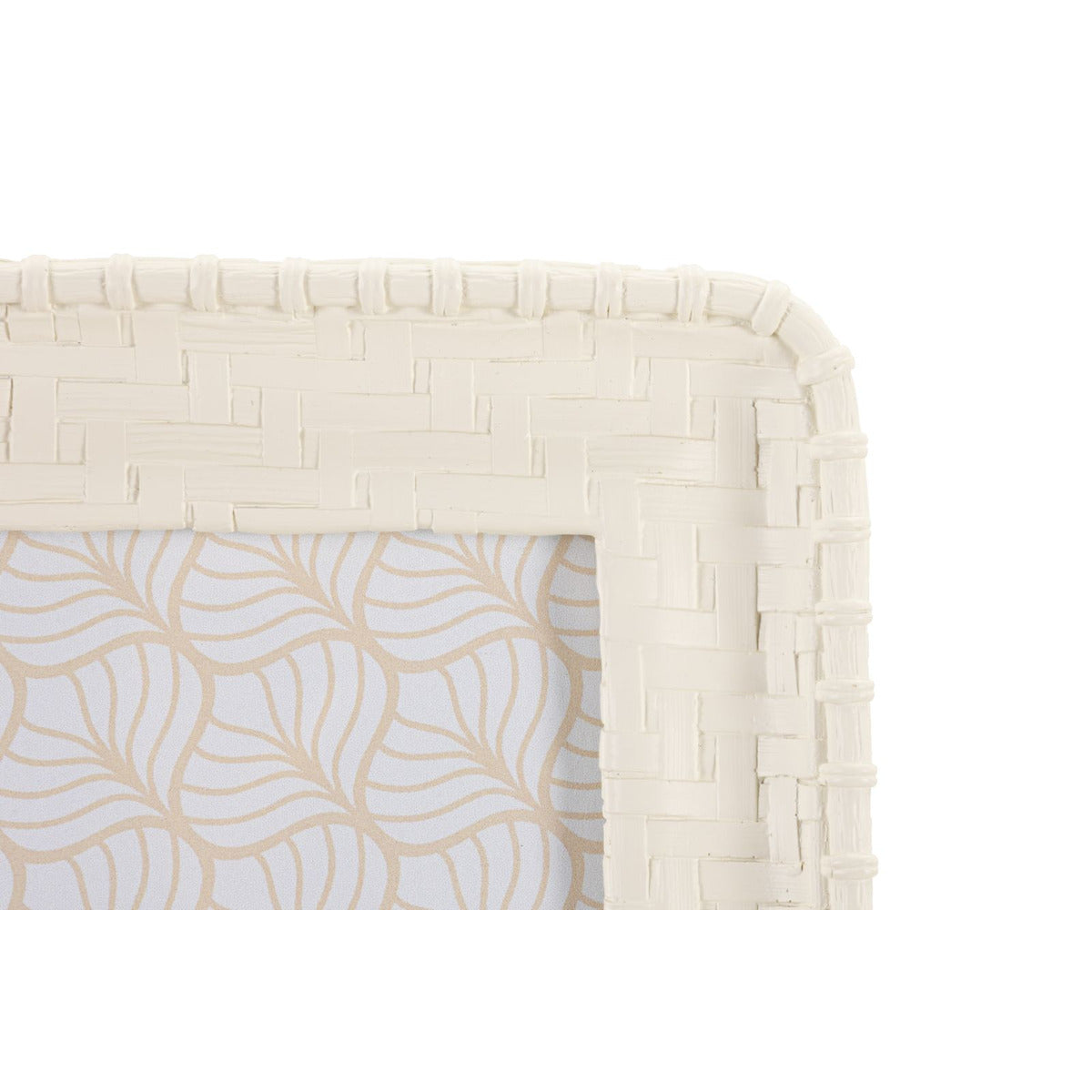 Portafoto Olistic 57, Beige, Poliresina, 20,5x2x25,5 cm, Seven Design