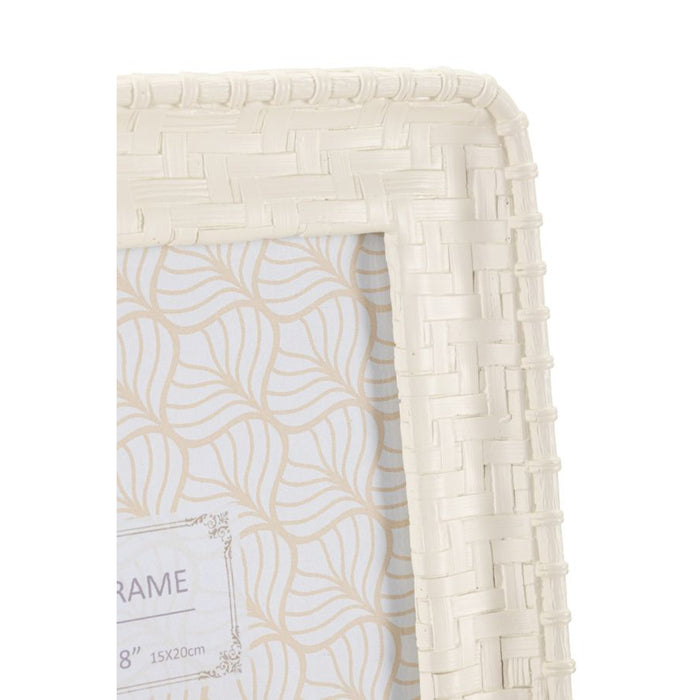 Portafoto Olistic 57, Beige, Poliresina, 20,5x2x25,5 cm, Seven Design