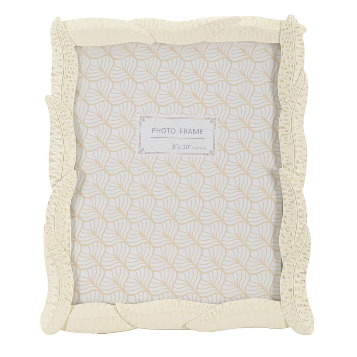 Portafoto Olistic 36, Beige, Poliresina, 25x2x30 cm, Seven Design