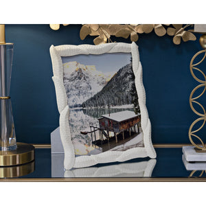 Portafoto Olistic 36, Beige, Poliresina, 25x2x30 cm, Seven Design