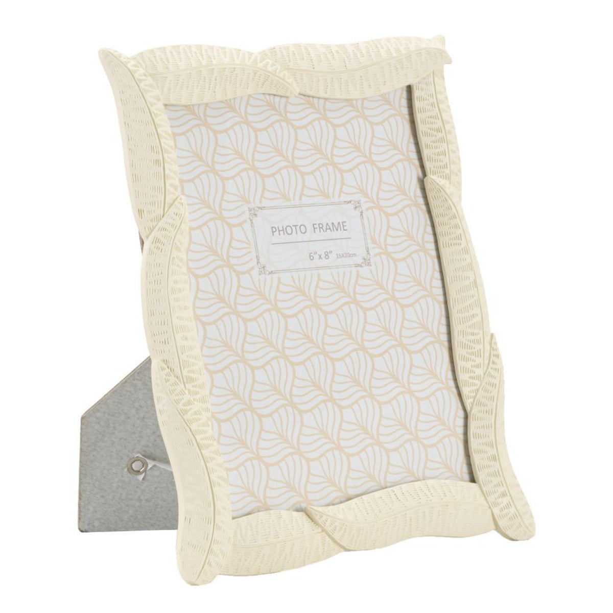 Portafoto Olistic 62, Beige, Poliresina, 19,8x2x24,8 cm, Seven Design