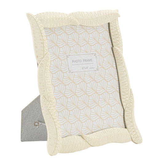 Portafoto Olistic 62, Beige, Poliresina, 19,8x2x24,8 cm, Seven Design