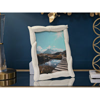 Portafoto Olistic 62, Beige, Poliresina, 19,8x2x24,8 cm, Seven Design