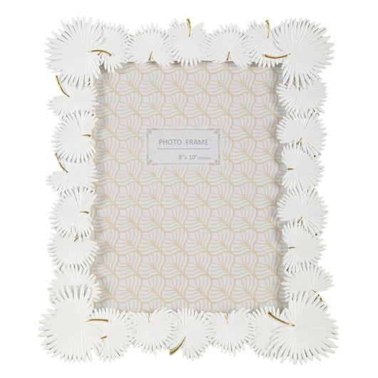 Portafoto Olistic 24, Bianco, Poliresina, 28,5x1,7x33 cm, Seven Design