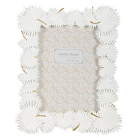 Portafoto Olistic 49, Bianco, Poliresina, 22,7x1,5x28 cm, Seven Design