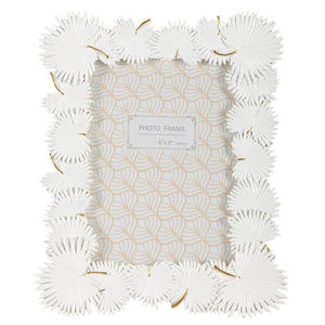 Portafoto Olistic 49, Bianco, Poliresina, 22,7x1,5x28 cm, Seven Design