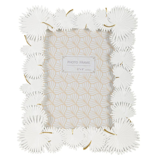 Portafoto Olistic 49, Bianco, Poliresina, 22,7x1,5x28 cm, Seven Design