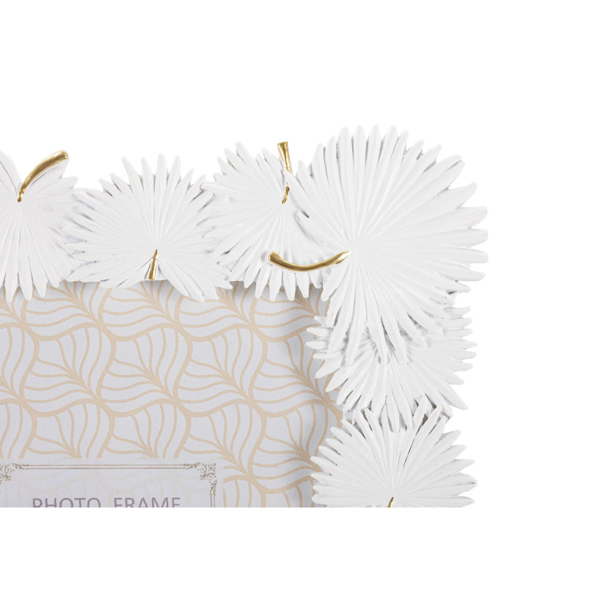 Portafoto Olistic 49, Bianco, Poliresina, 22,7x1,5x28 cm, Seven Design