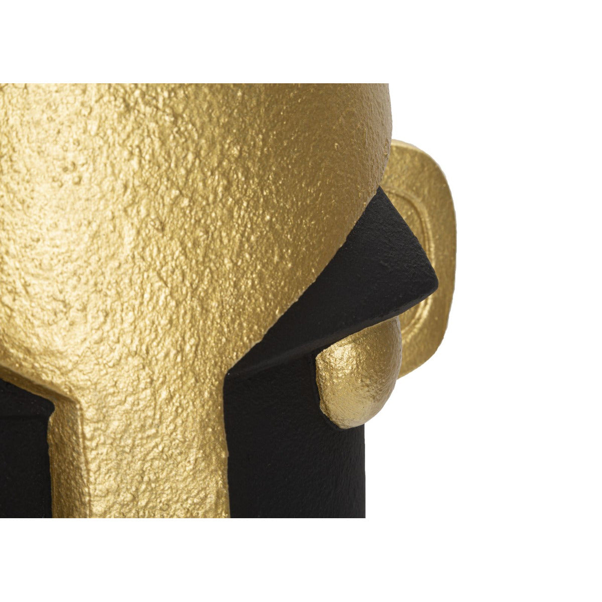 Vaso Decorativo Viso 22, Nero, Poliresina, 30x23,5x40 cm, Seven Design