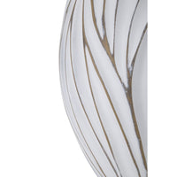 Vaso Decorativo MF668, Bianco, Poliresina, 27x27x41,5 cm, Seven Design