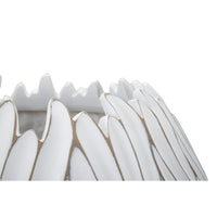 Vaso Decorativo MF670, Bianco, Poliresina, 40x40x20 cm, Seven Design