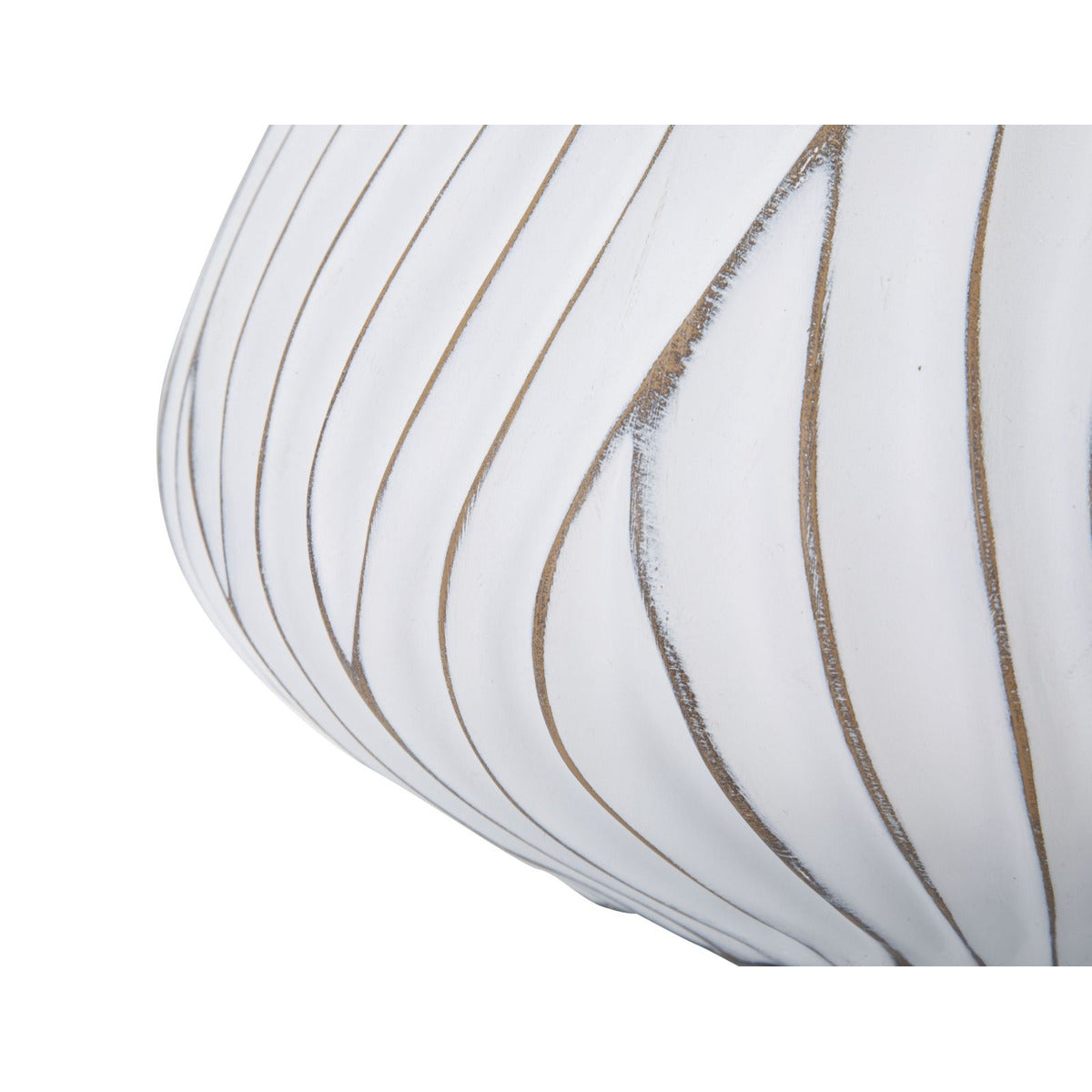 Vaso Decorativo MF670, Bianco, Poliresina, 40x40x20 cm, Seven Design