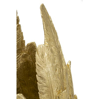 Vaso Decorativo MF653, Oro, Poliresina, 32x34x80 cm, Seven Design