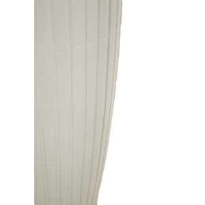 Vaso Decorativo MF633, Bianco, Ceramica, 18x18x45 cm, Seven Design