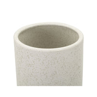 Vaso Decorativo MF638, Beige, Ceramica, 15,5x15,5x41 cm, Seven Design