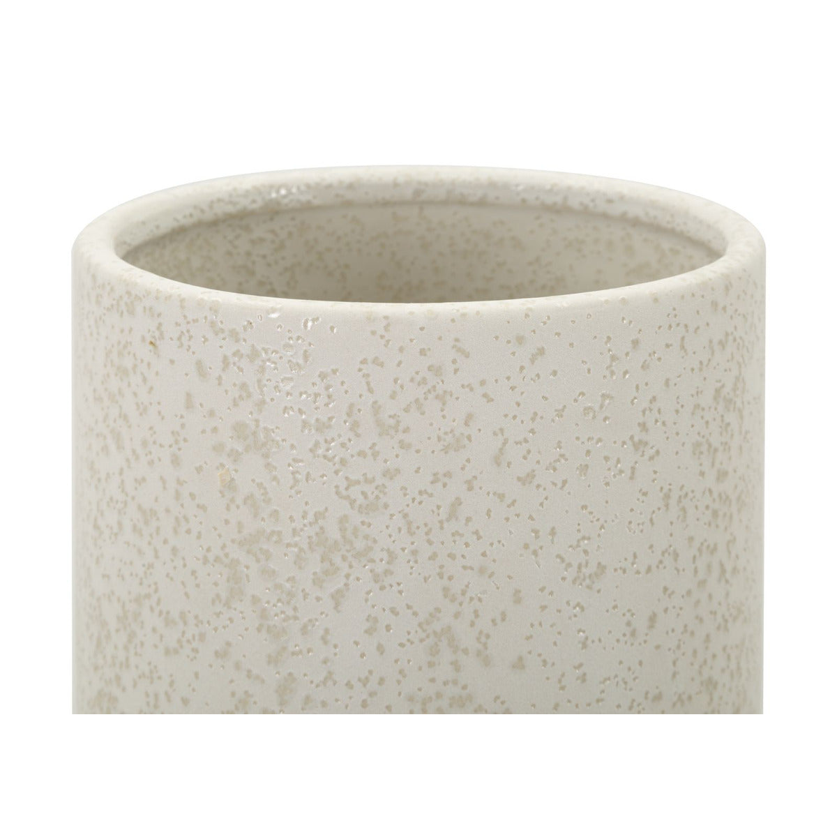 Vaso Decorativo MF646, Beige, Ceramica, 16x16x28 cm, Seven Design