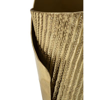 Set di 3 Vasi Decorativi MF423, Oro, Metallo, 39x42x75 cm, Seven Design