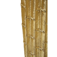 Set di 2 Vasi Decorativi MF388, Oro, Metallo, 40x40x99 cm, Seven Design