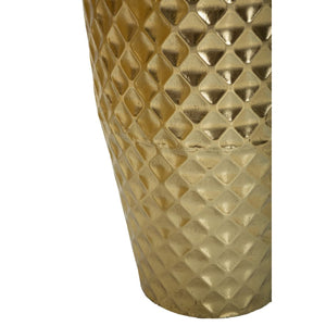 Set di 3 Vasi Decorativi MF420, Oro, Metallo, 48x48x110 cm, Seven Design