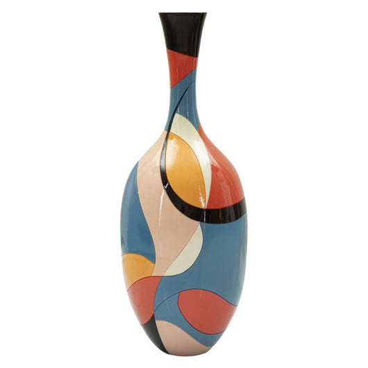 Vaso Decorativo MF659, Multicolore, Poliresina, 25x25x66 cm, Seven Design