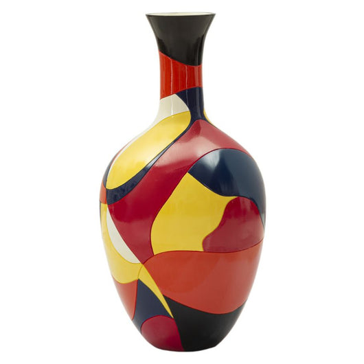 Vaso Decorativo MF656, Multicolore, Poliresina, 29x29x59 cm, Seven Design