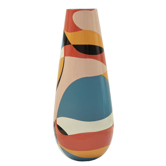Vaso Decorativo MF657, Multicolore, Poliresina, 37x37x92 cm, Seven Design