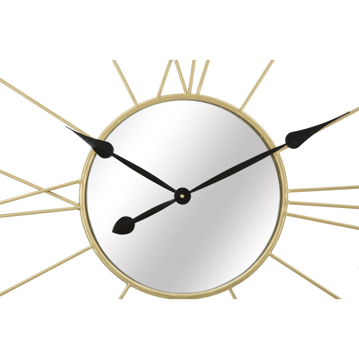 Orologio da Parete MF283, Oro, Metallo, 80x6x80 cm, Seven Design