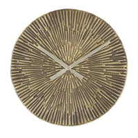 Orologio da Parete MF241, Bronzo, Metallo, 50x3,5x50 cm, Seven Design