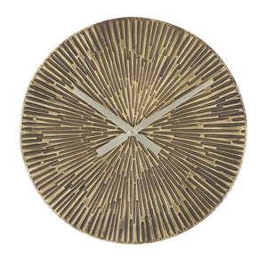 Orologio da Parete MF241, Bronzo, Metallo, 50x3,5x50 cm, Seven Design