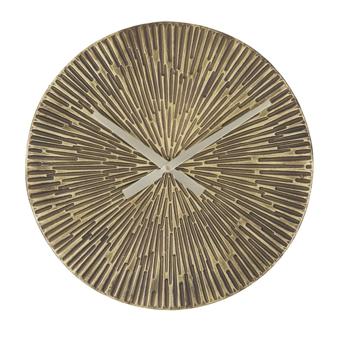 Orologio da Parete MF241, Bronzo, Metallo, 50x3,5x50 cm, Seven Design